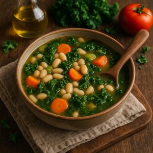 Boerenkoolsoep met witte bonen