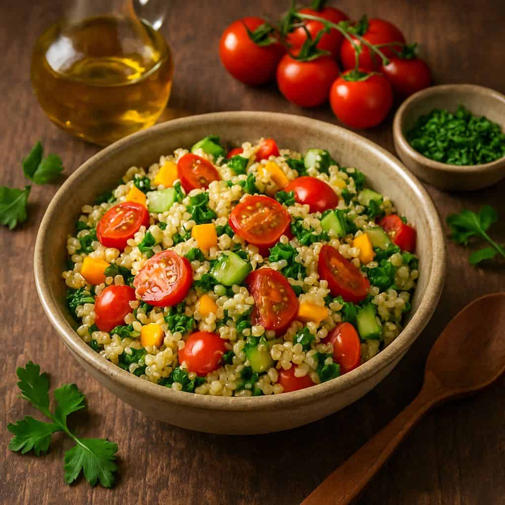 Bulgursalade met verse groenten