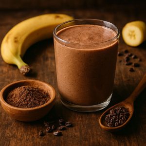 Cacao banaan smoothie