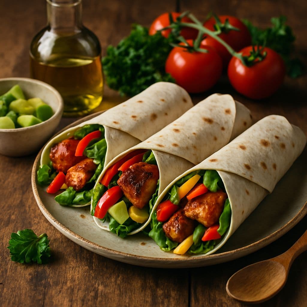Cajun zalmwraps