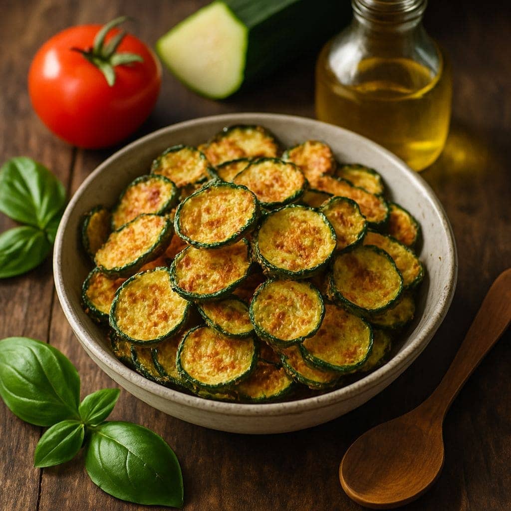 Courgette chips