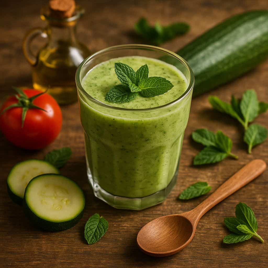 Courgette smoothie met munt
