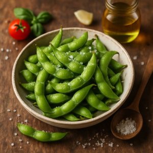 Edamame boontjes met zeezout