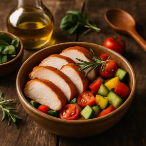 Gerookte kipfilet met rozemarijn