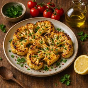 Geroosterde bloemkoolsteaks