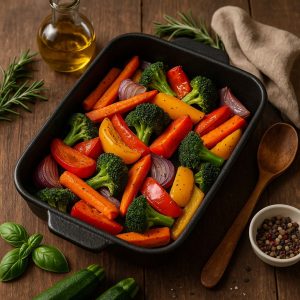 Geroosterde groenten uit de oven