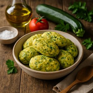 Gestoomde courgettekoekjes