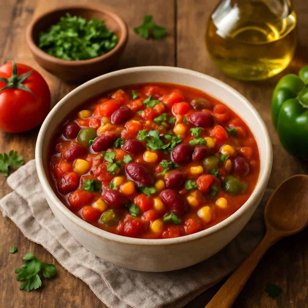 Gezonde chili sin carne