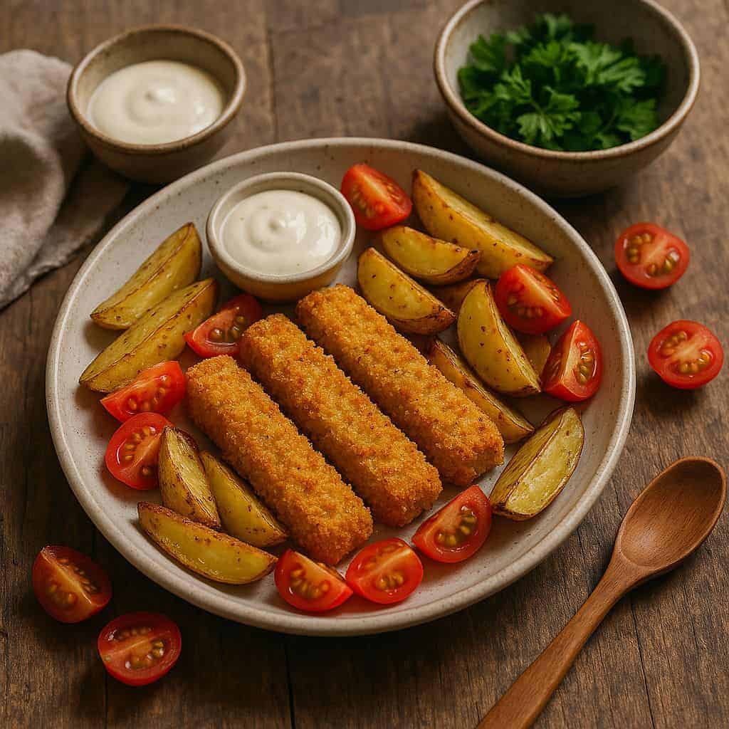 Gezonde vissticks uit de oven