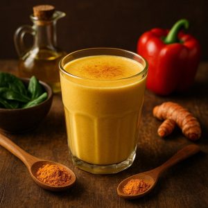 Gouden kurkuma smoothie