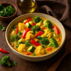Groentecurry met kokosmelk