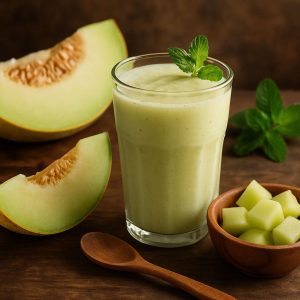 Honing meloen smoothie