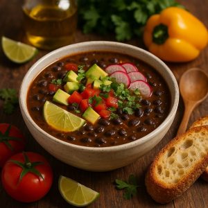 Instant Pot Mexicaanse zwarte bonensoep