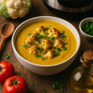 Instant Pot bloemkoolsoep met kerrie