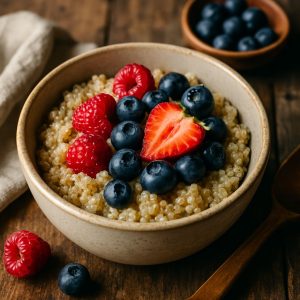 Instant Pot ontbijt quinoa met bessen