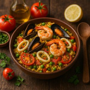 Instant Pot paella met zeevruchten
