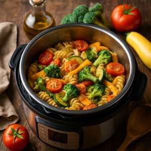 Instant Pot pasta primavera