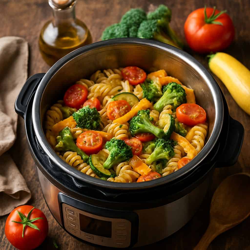 Instant Pot pasta primavera