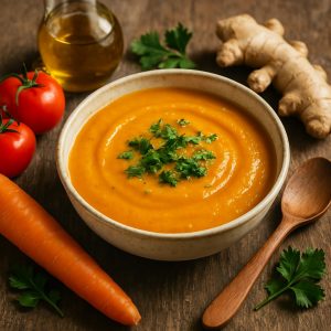 Instant Pot wortel-gembersoep