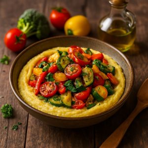 Italiaanse polenta met groenten