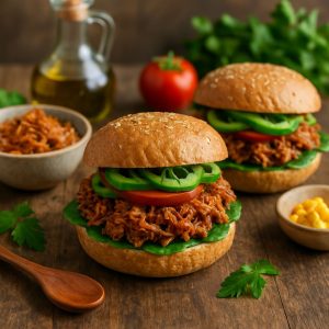 Jackfruit burgers