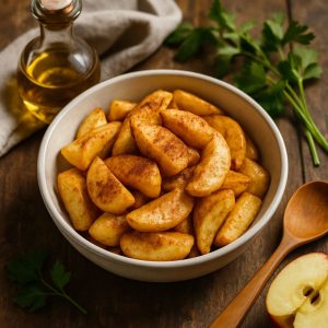 Kaneelappeltjes uit de oven