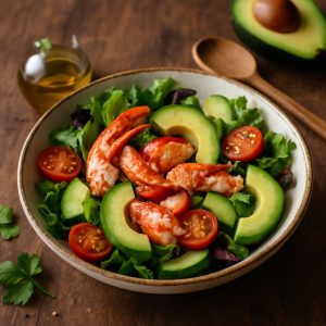 Kreeft salade met avocado