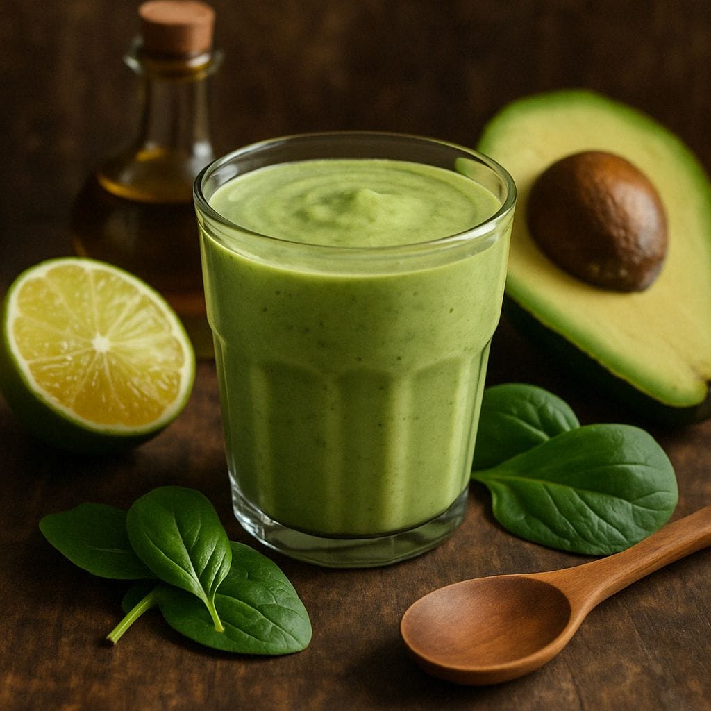 Limoen-avocado smoothie