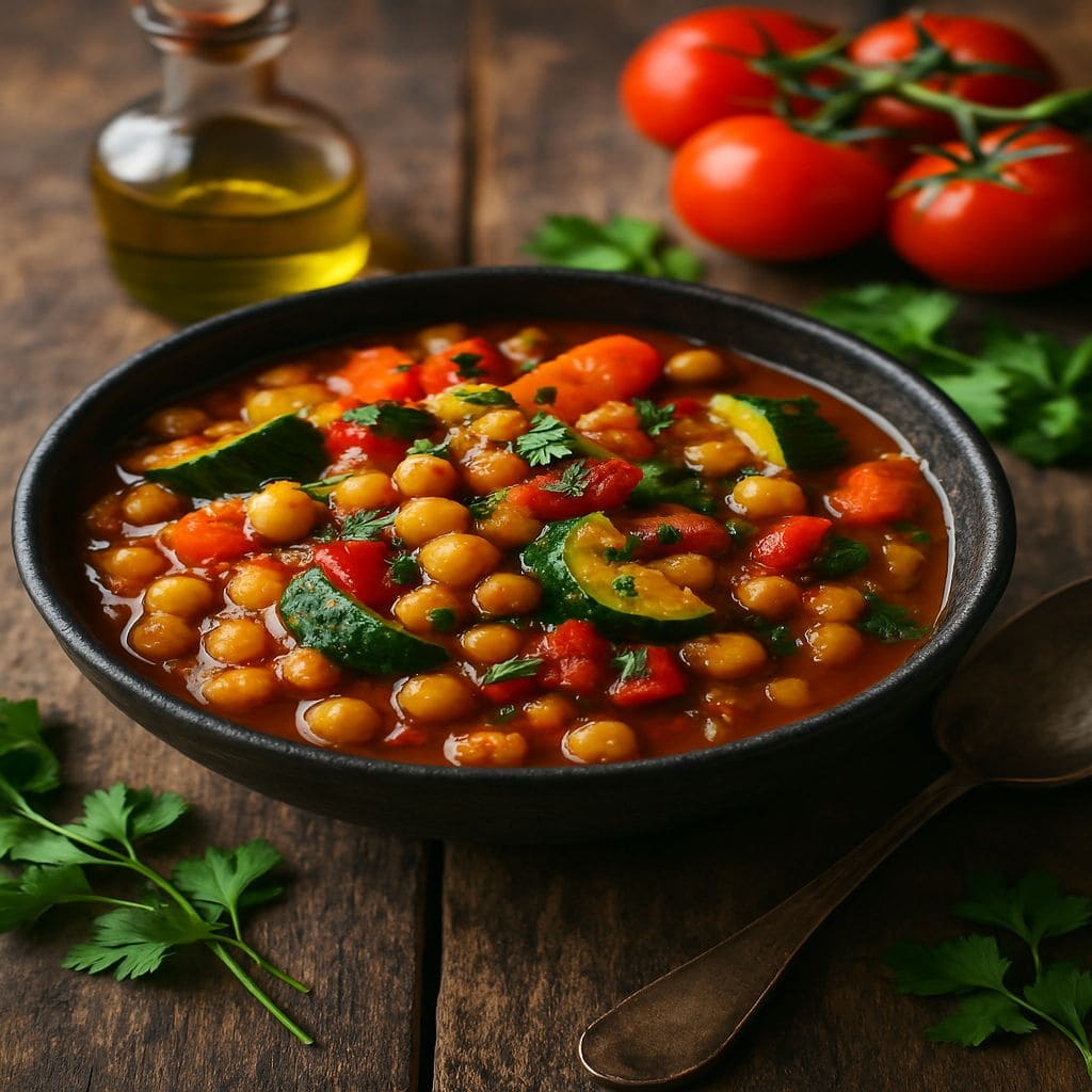 Marokkaanse kikkererwtentajine (Instant Pot)