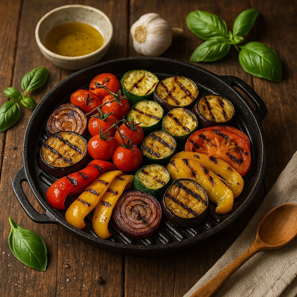 Mediterrane groenten op de grill