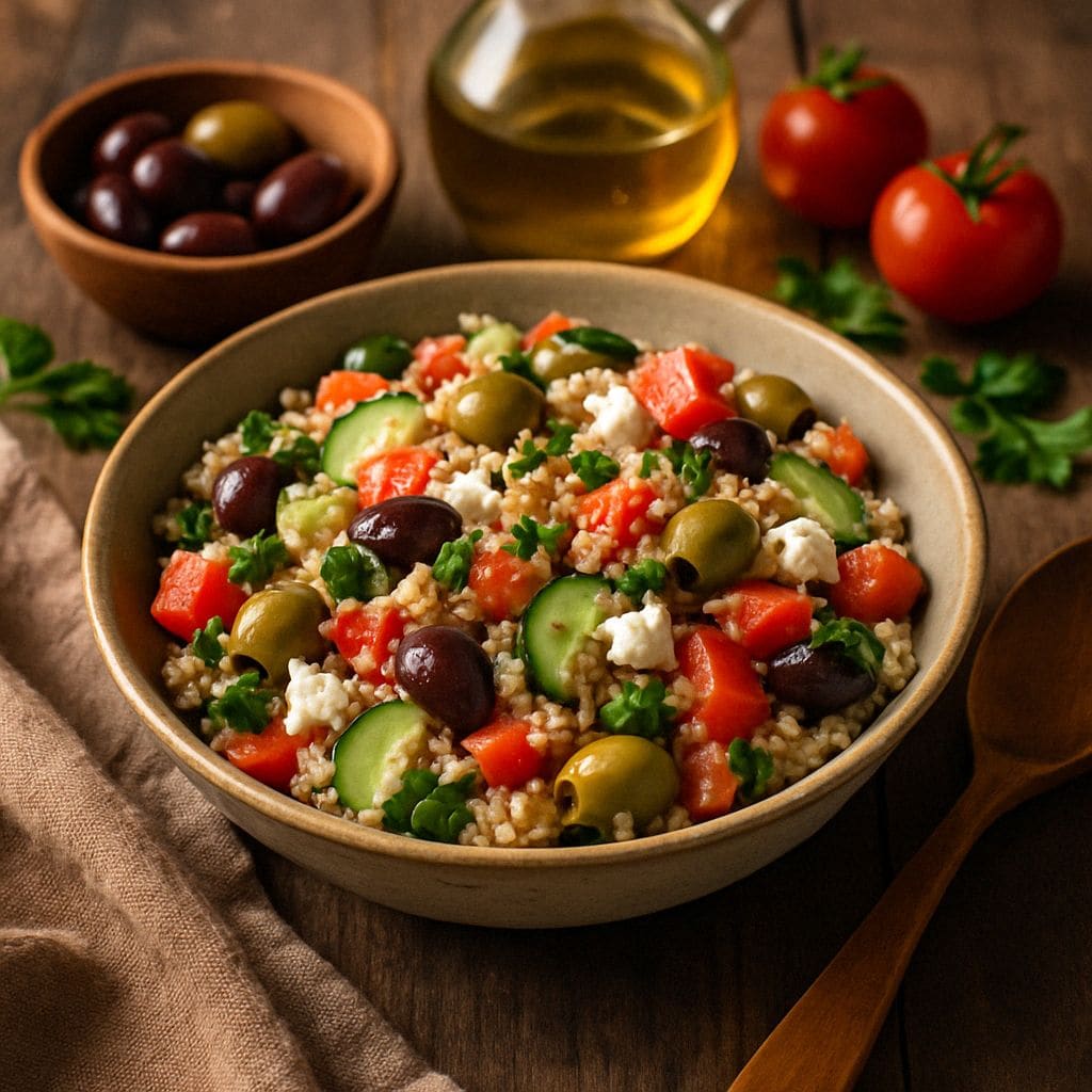 Mediterrane quinoa salade