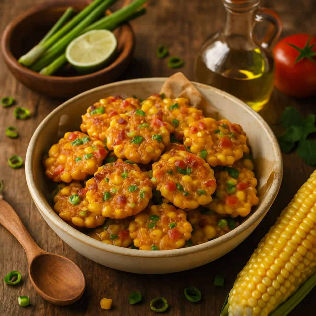 Mini maiskoekjes van de BBQ