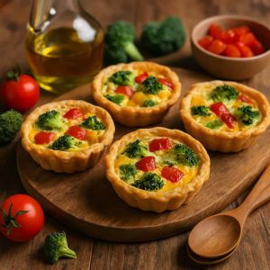 Mini quiches met groenten