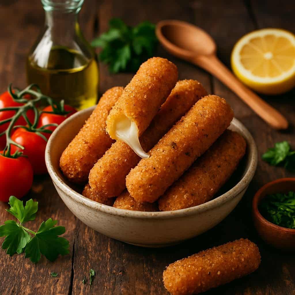 Mozzarella sticks light