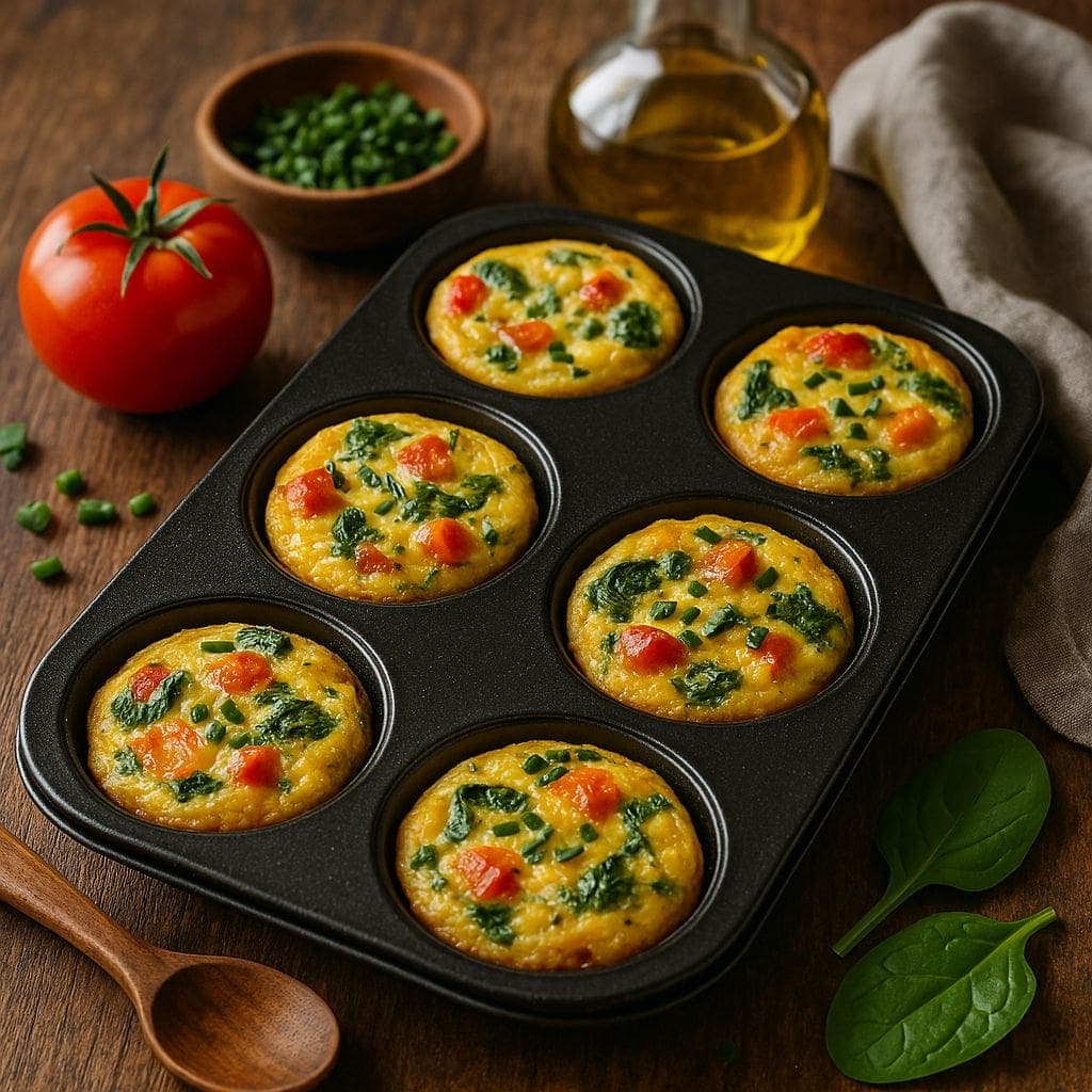 Ovengebakken eiermuffins