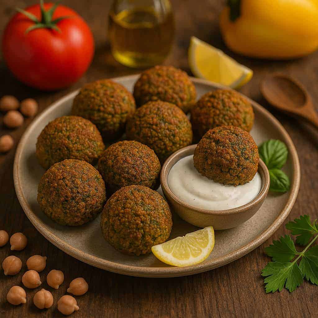 Ovengebakken falafel