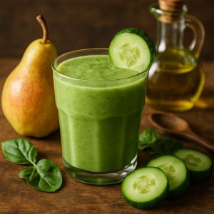 Peer-komkommer smoothie