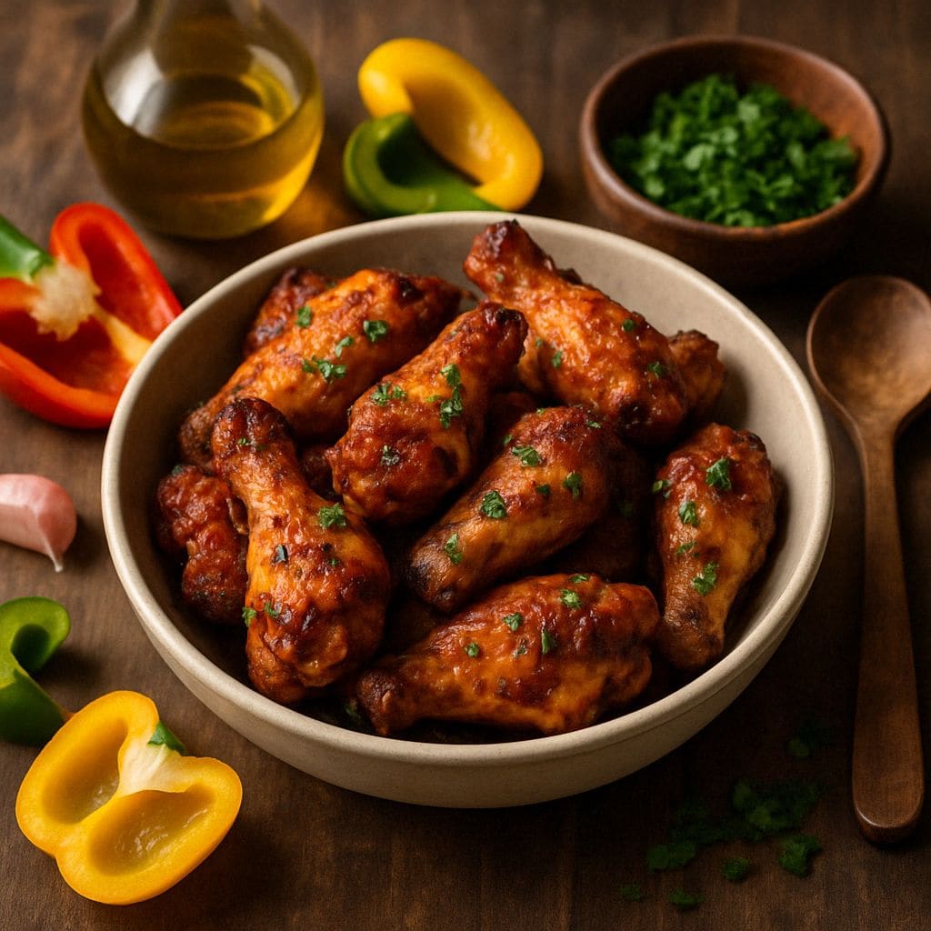 Pittige kippenvleugels uit de oven