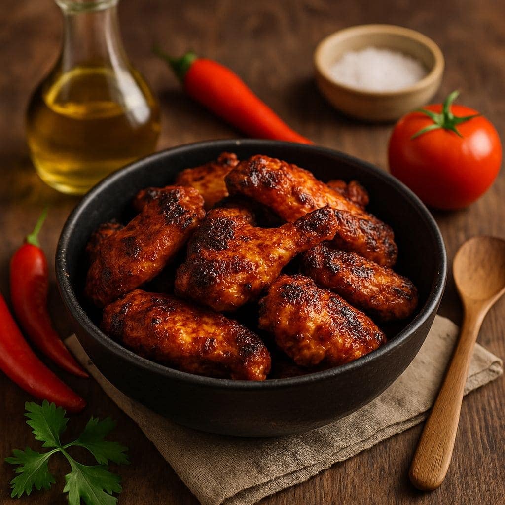 Pittige kippenvleugels uit de oven