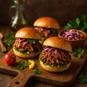Pulled pork sliders