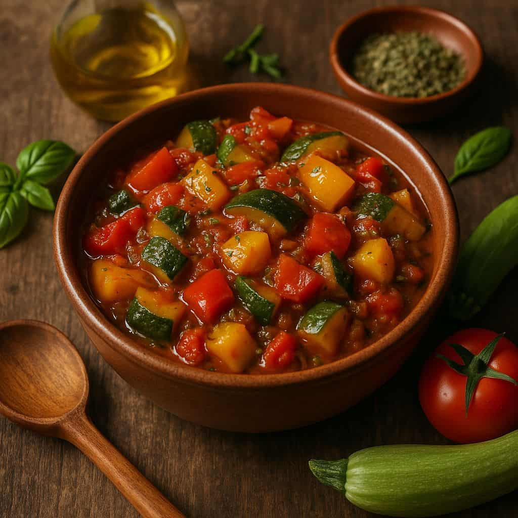 Ratatouille met ProvenÃ§aalse kruiden