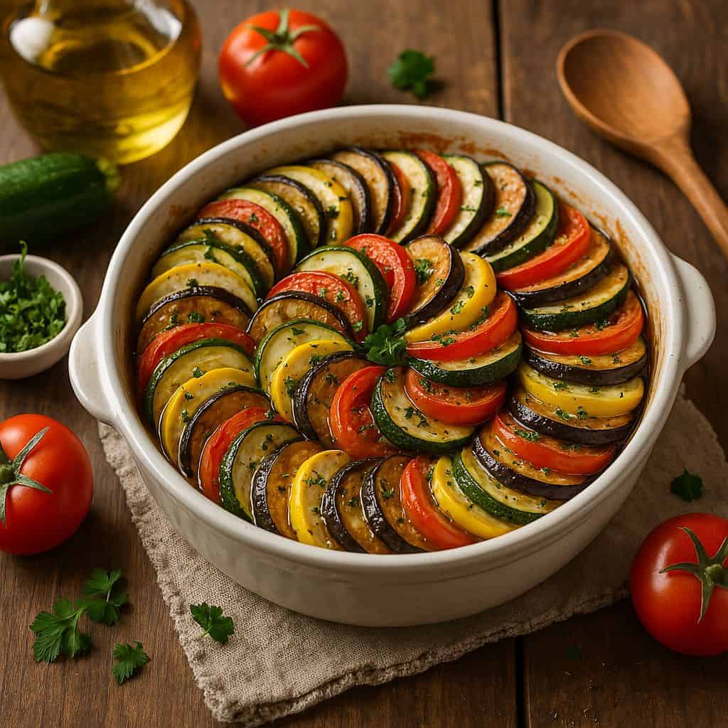 Ratatouille uit de oven