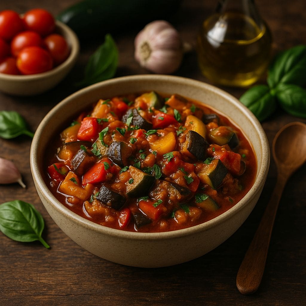Ratatouille uit de slowcooker
