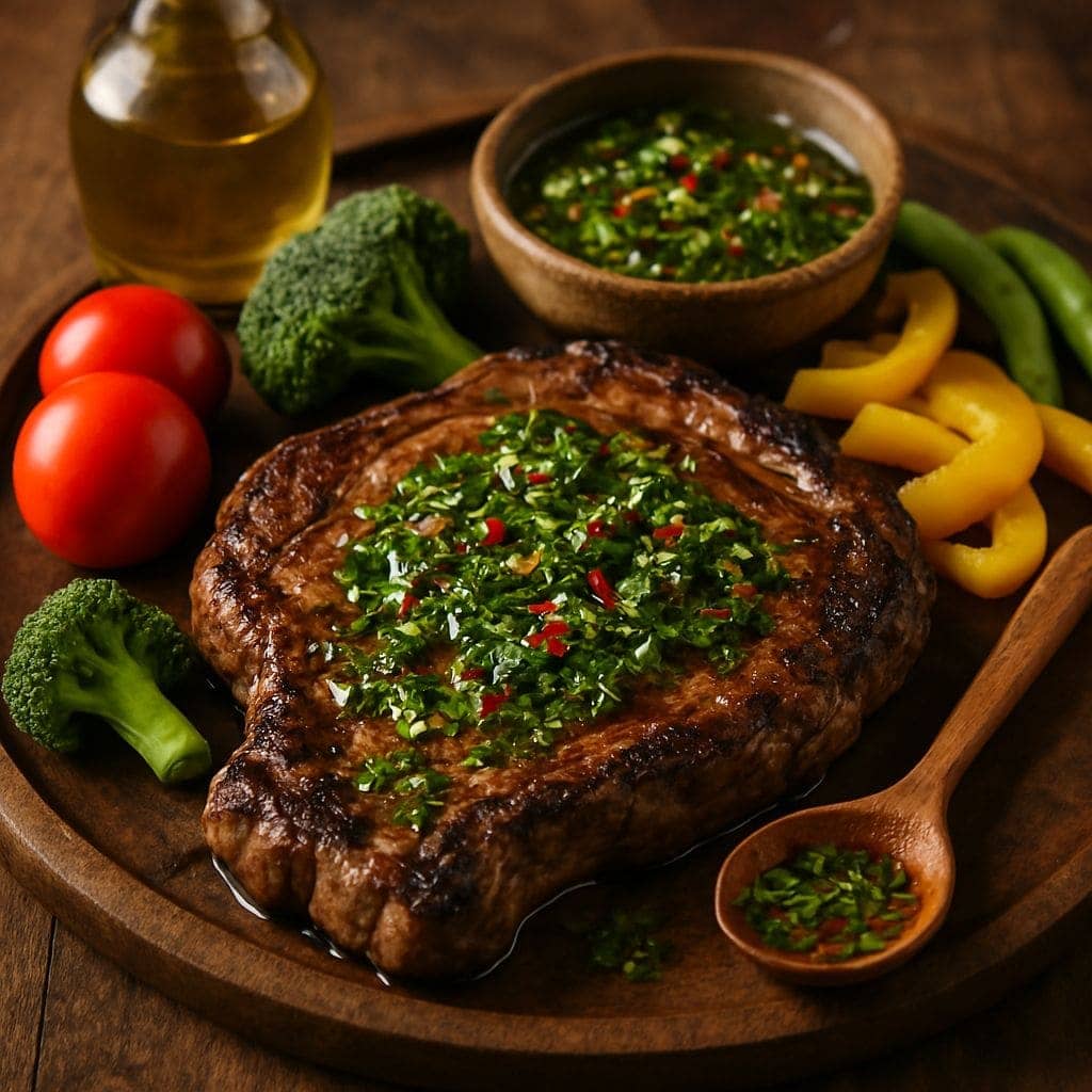 Ribeye steak met kruidenolie