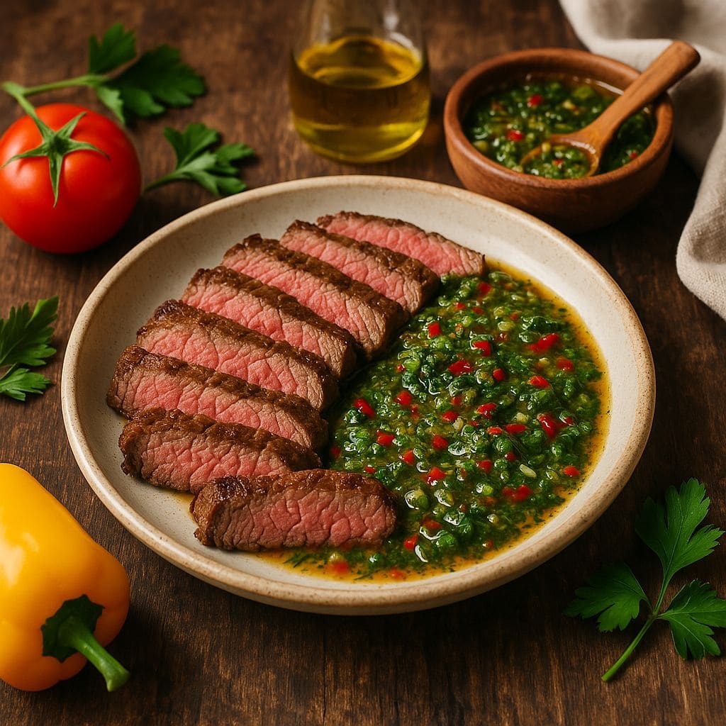 Runderbavette met chimichurri