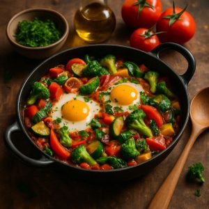 Shakshuka met extra groenten