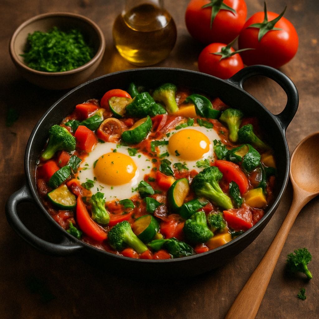 Shakshuka met extra groenten