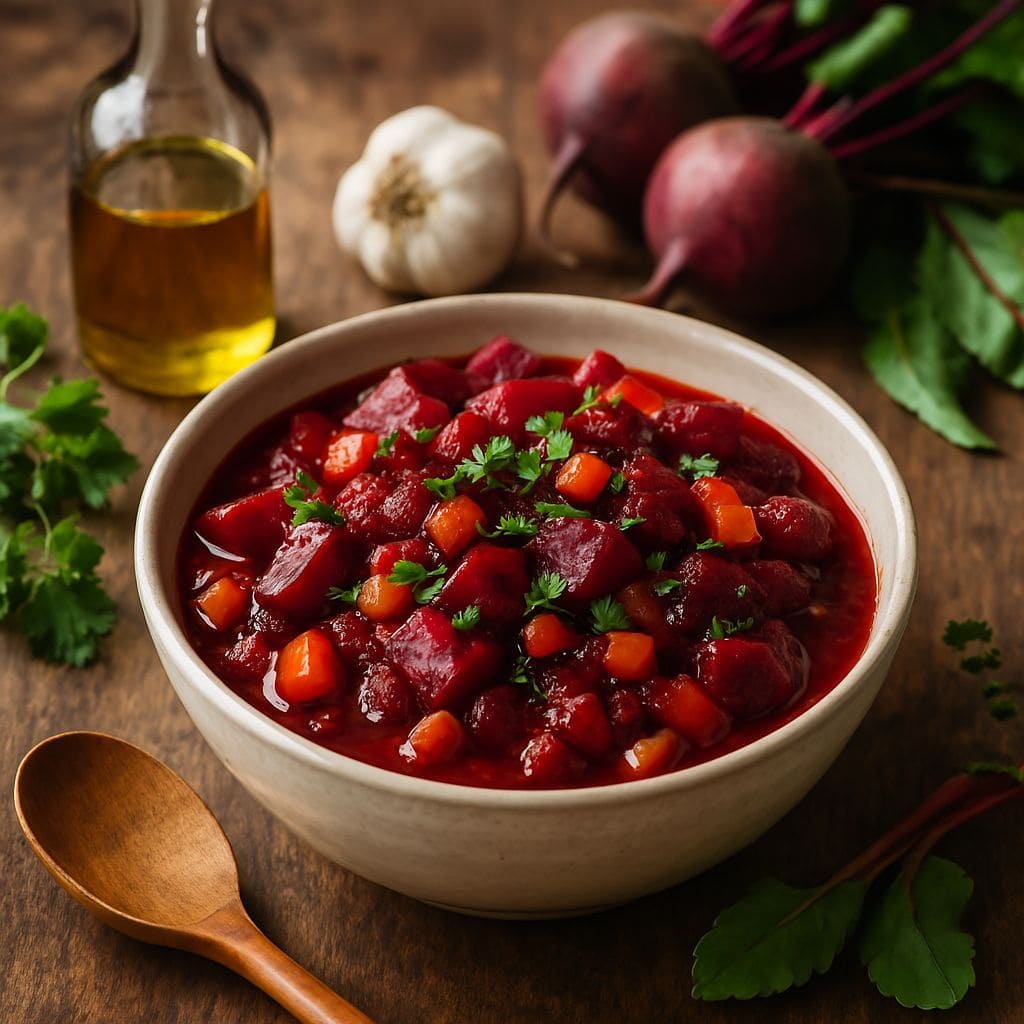 Slowcooker rode bietenstoof