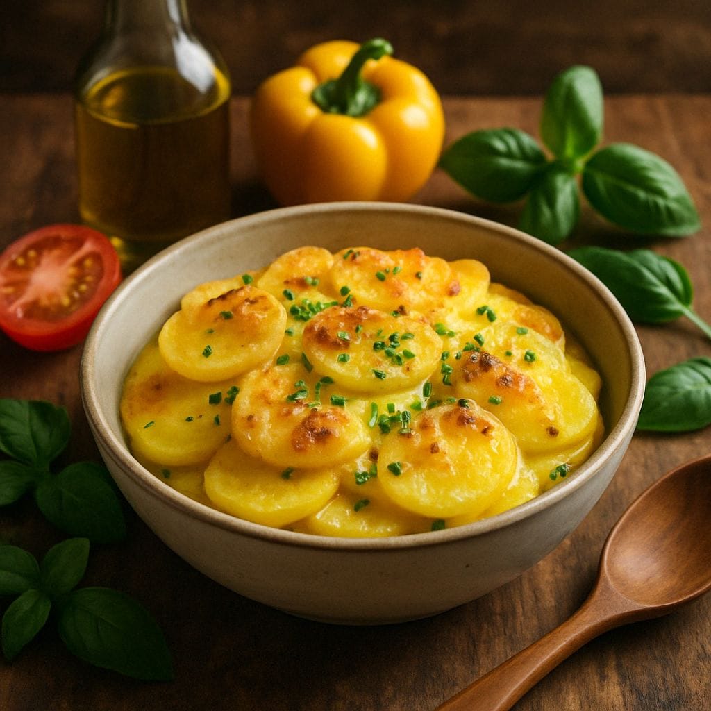 Sous vide aardappelgratin