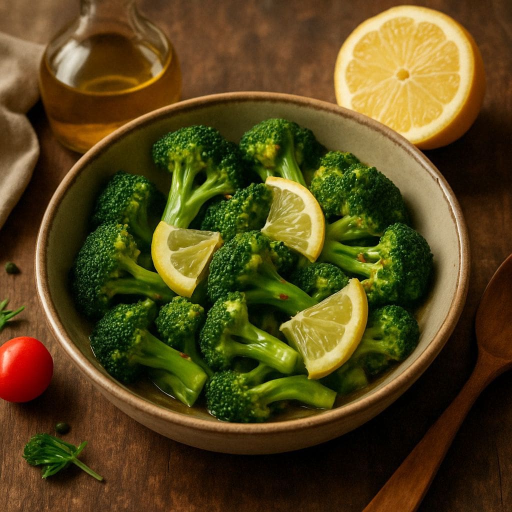 Sous vide broccoli met citroenolie